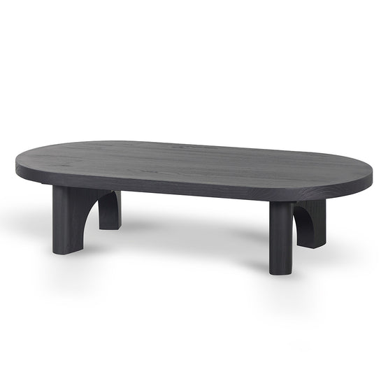 Teresa 140cm Coffee table - Full Black Coffee Tables Nicki-Core   