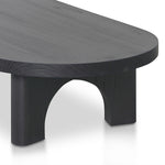 Teresa 140cm Coffee table - Full Black Coffee Tables Nicki-Core   