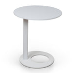 Ex Display - Nielsen 50cm Wooden Side Table - Full White Side Table M-Sun-Core