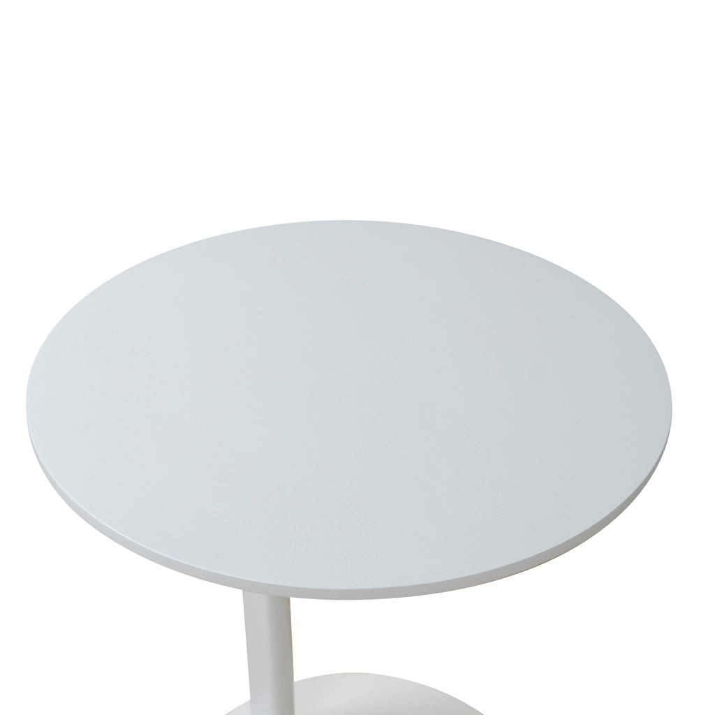Ex Display - Nielsen 50cm Wooden Side Table - Full White Side Table M-Sun-Core