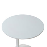 Ex Display - Nielsen 50cm Wooden Side Table - Full White Side Table M-Sun-Core