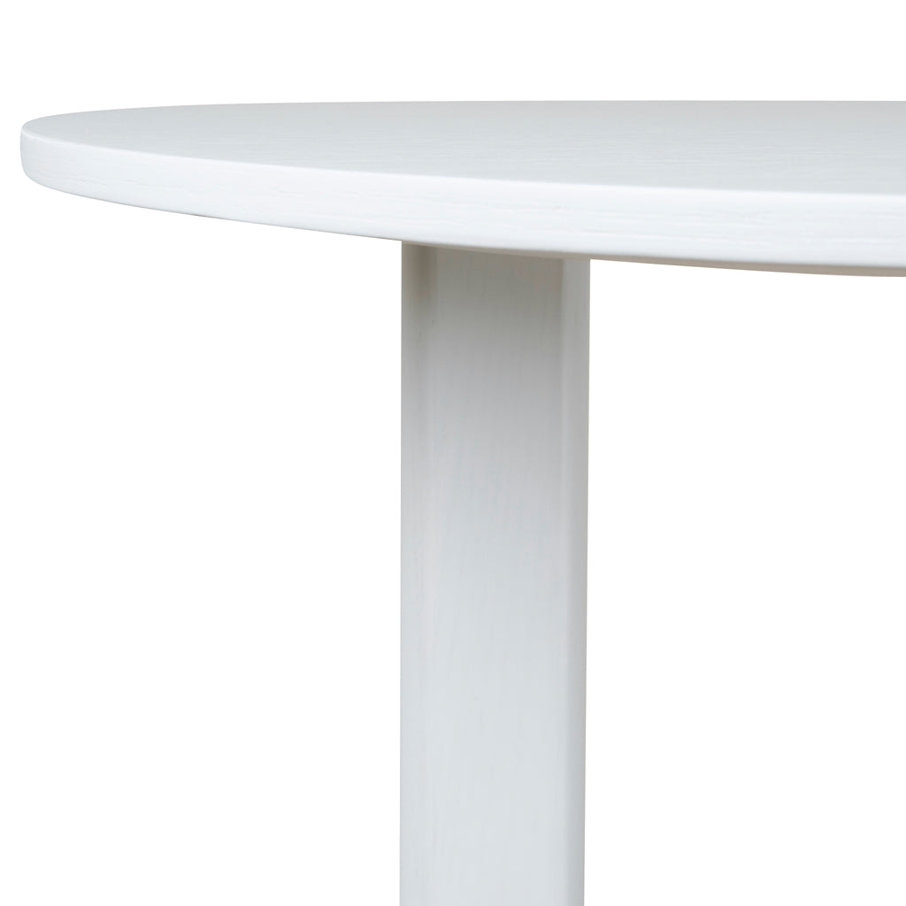 Ex Display - Nielsen 50cm Wooden Side Table - Full White Side Table M-Sun-Core