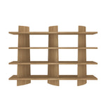 Ravan 2.4m Bookshelf - Natural Oak Shelves Century-Core