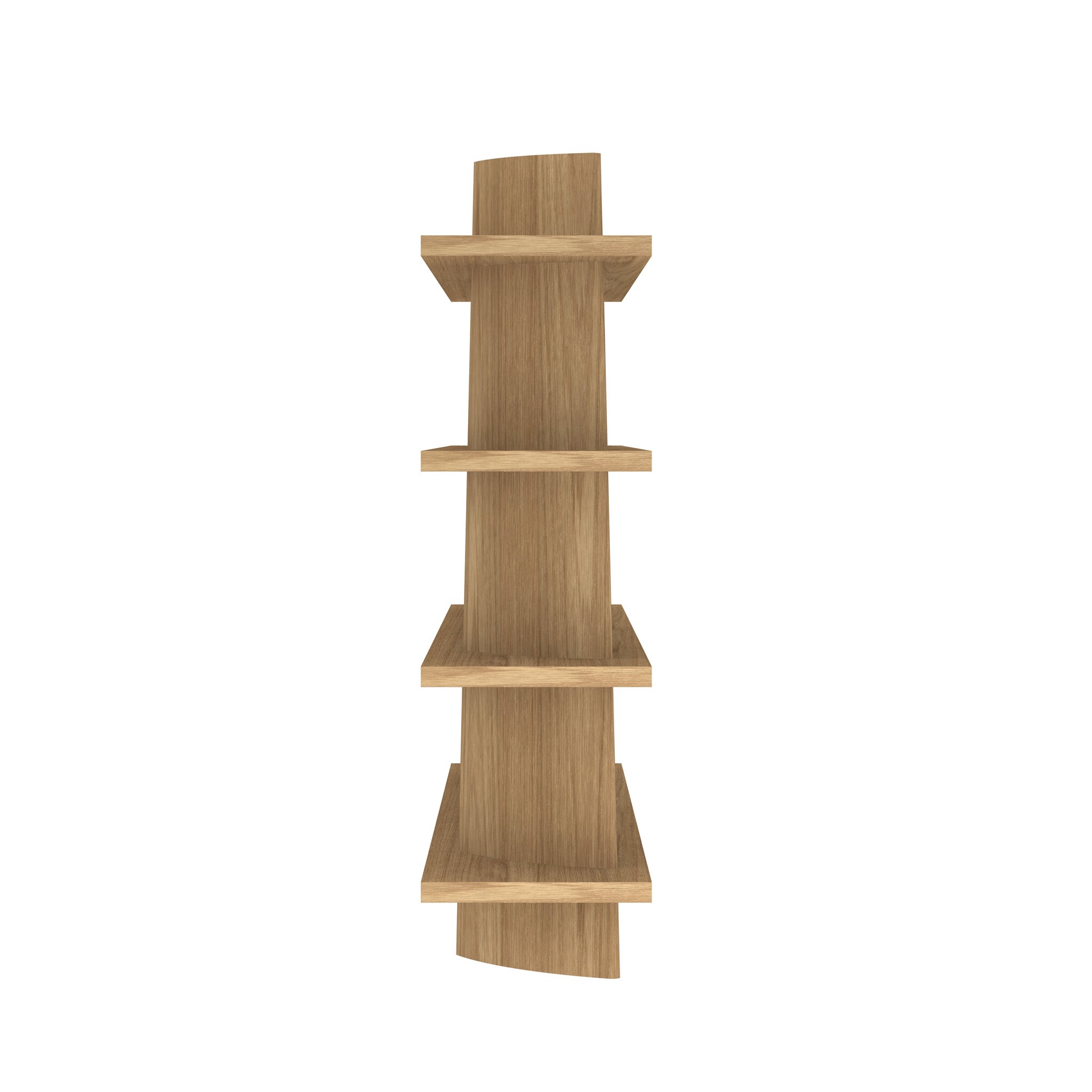 Ravan 2.4m Bookshelf - Natural Oak Shelves Century-Core
