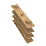 Ravan 2.4m Bookshelf - Natural Oak Shelves Century-Core