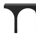 Varello 40cm Concrete Console Table - Matte Black Console Table Eastern-Local