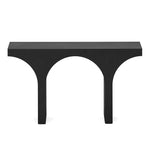 Varello 40cm Concrete Console Table - Matte Black Console Table Eastern-Local