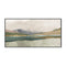 Calm Blue River, By Jacob Q Wall Art Gioia-Local 80x40cm Framed Canvas Black