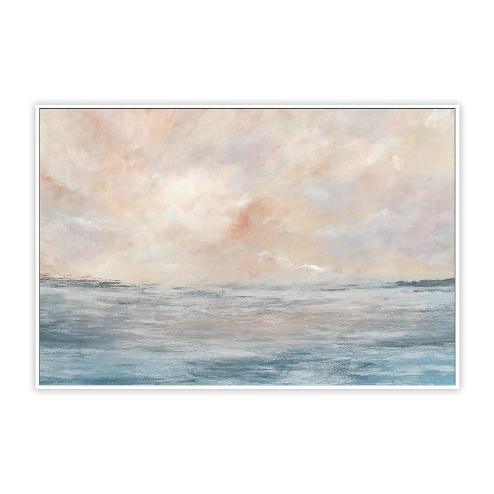 Calm Tide, By Blakely Bering Wall Art Gioia-Local 60x40cm Framed Canvas White