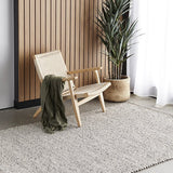 Carlos 320x230cm Felted Wool Rug - Grey Rug UN Rugs-Local
