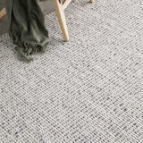 Carlos 320x230cm Felted Wool Rug - Grey Rug UN Rugs-Local