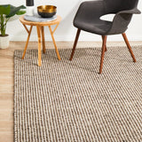 Carlos 320x230cm Felted Wool Rug - Brown Rug UN Rugs-Local   