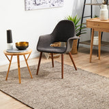 Carlos 280x190cm Felted Wool Rug - Brown Rug UN Rugs-Local   