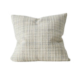 Tripoli 50cm Artisanal Woven Check Cushion Cushion Weave-Local Tripoli Pearl Polyester