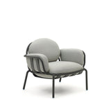Cena Fabric Outdoor Armchair - Grey & Graphite Outdoor Chair The Form-Local