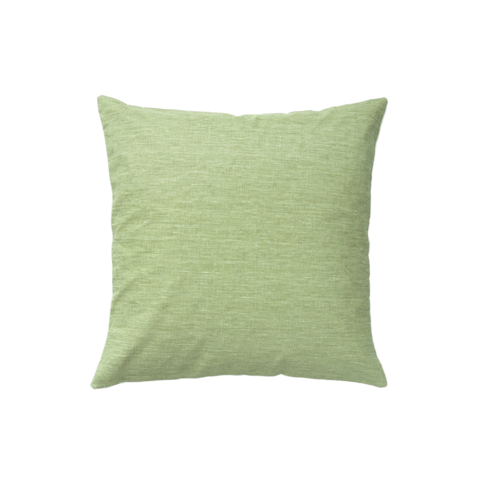 Ex Display - Charlie 50cm Square Cushion - Sage with Feather Inserts Cushion Warran-Local