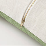Ex Display - Charlie 50cm Square Cushion - Sage with Feather Inserts Cushion Warran-Local