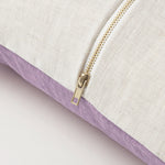 Ex Display - Charlie 50cm Square Cushion - Lavender with Feather Inserts Cushion Warran-Local