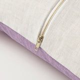 Ex Display - Charlie 50cm Square Cushion - Lavender with Feather Inserts Cushion Warran-Local