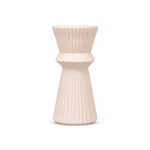 Ex Display - Riccasi Holder Candle - Light Pink Candle Holder Floral-Local