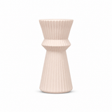 Ex Display - Riccasi Holder Candle - Light Pink Candle Holder Floral-Local