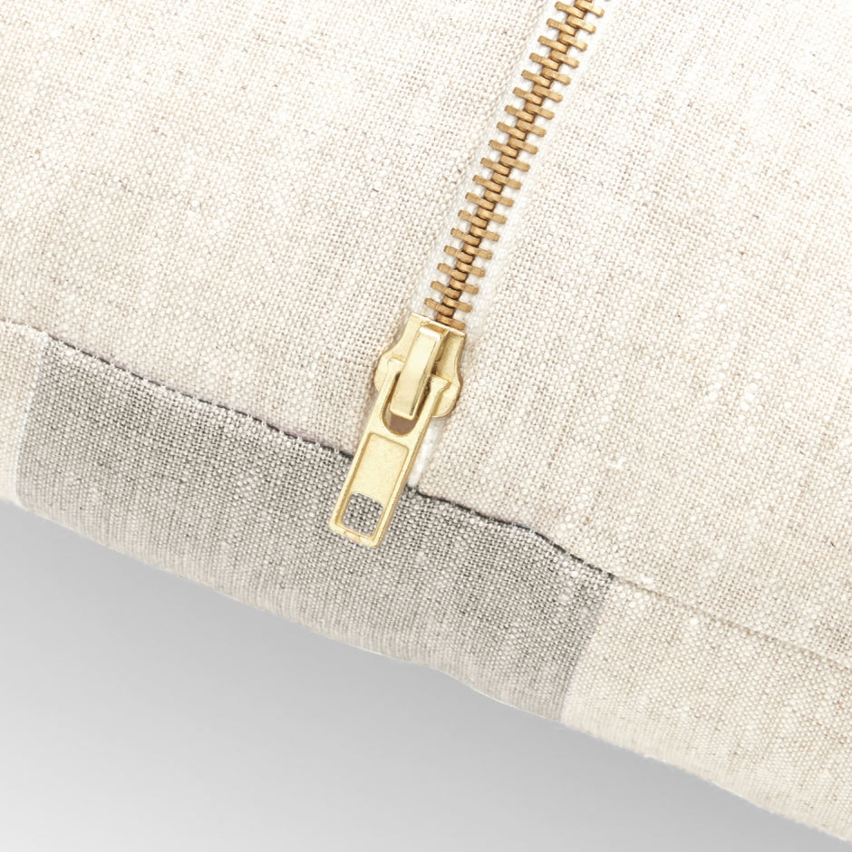 Ex Display - Check 40cm Square Cushion - Mist Cushion Warran-Local