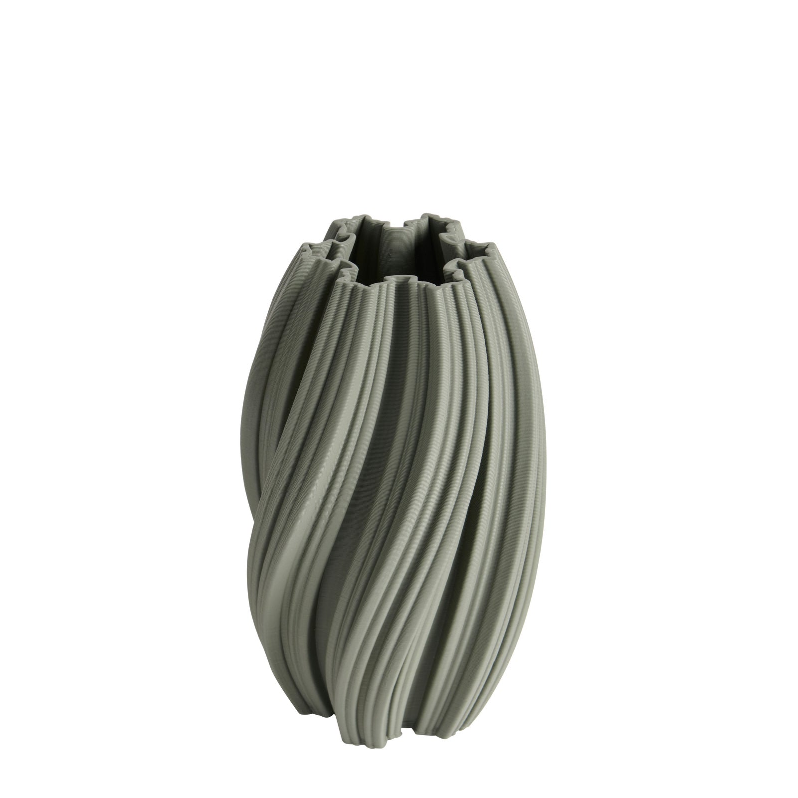 Ex Display - Cleous 31cm Vase - Olive Green Vase Onesix-Local