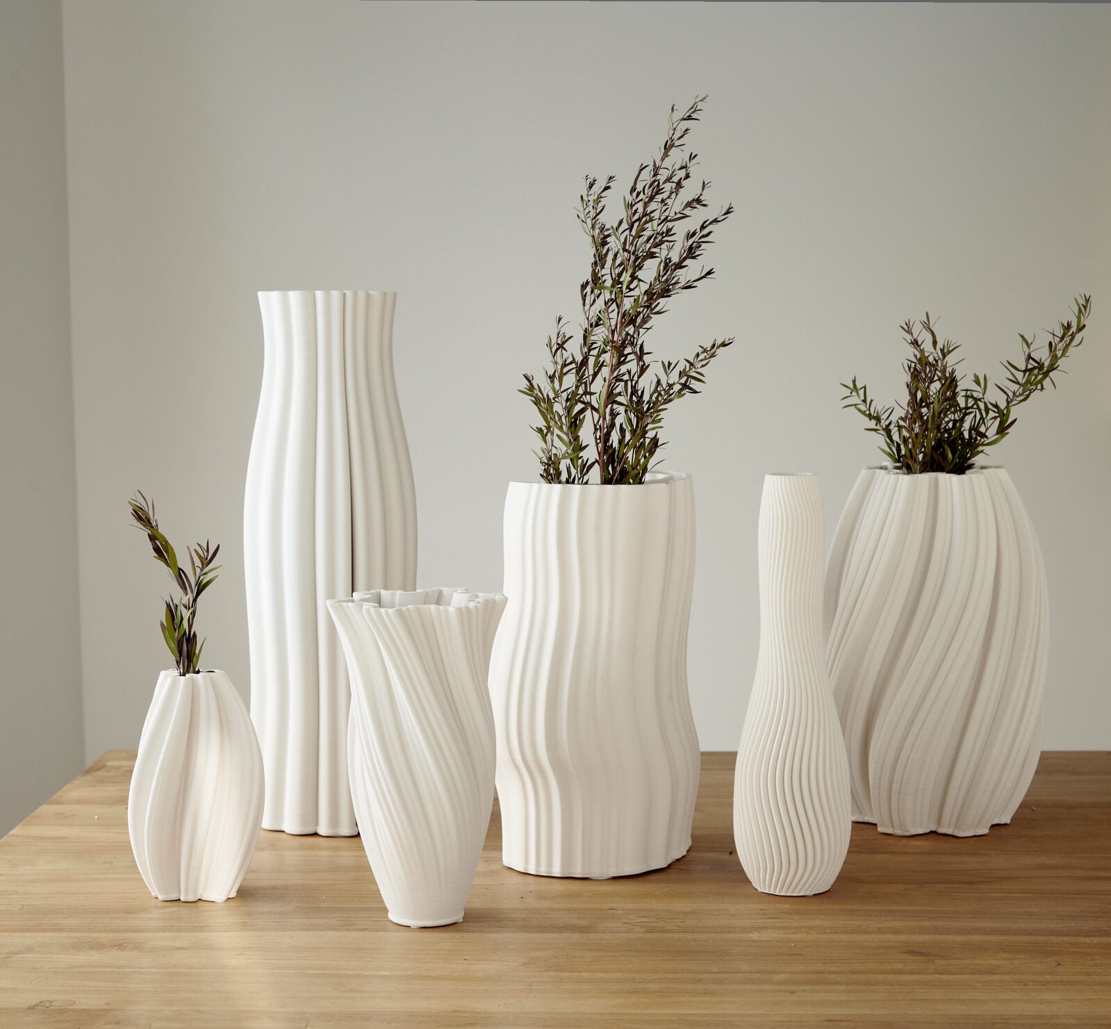 Ex Display - Cleous 31cm Vase - White Vase Onesix-Local