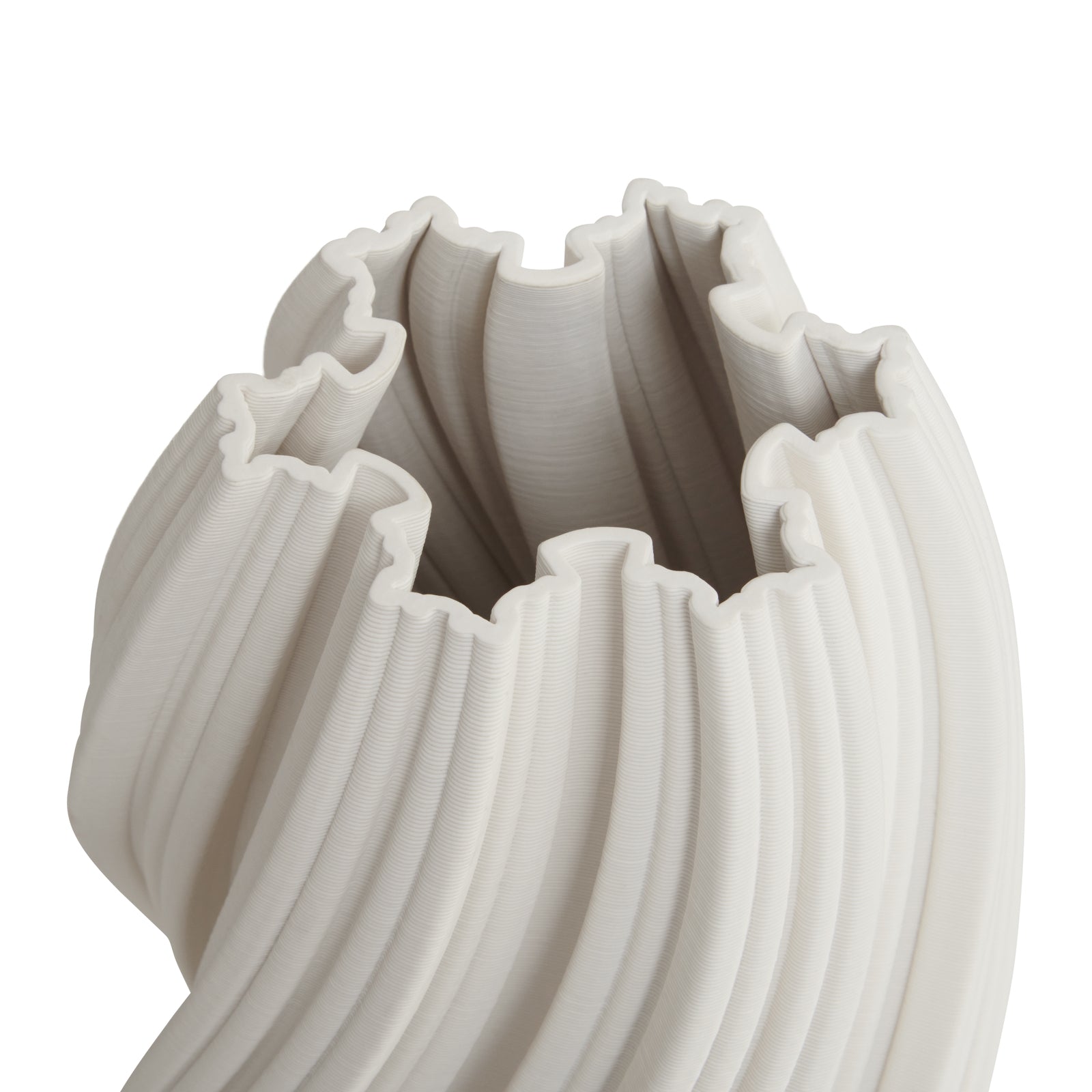 Ex Display - Cleous 31cm Vase - White Vase Onesix-Local