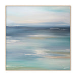 Coastal Dreaming 70cm x 70cm Framed Canvas - Natural Frame Wall Art Gioia-Local   