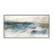 Coastal View, By Blakely Bering Wall Art Gioia-Local 80x40cm Framed Canvas Black