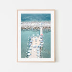 Coastal Life Italy, By Plus X Studio Wall Art Gioia-Local 40x60cm Framed Poster Black
