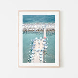 Coastal Life Italy, By Plus X Studio Wall Art Gioia-Local 40x60cm Framed Poster Black