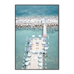Coastal Life Italy, By Plus X Studio Wall Art Gioia-Local 40x60cm Framed Canvas Black