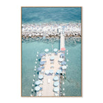 Coastal Life Italy, By Plus X Studio Wall Art Gioia-Local 40x60cm Framed Canvas Oak