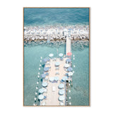 Coastal Life Italy, By Plus X Studio Wall Art Gioia-Local 40x60cm Framed Canvas Oak