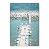 Coastal Life Italy, By Plus X Studio Wall Art Gioia-Local 40x60cm Framed Canvas White