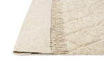 Coco 330cm x 240cm Tribal Textured Washable Shag Rug - Ivory