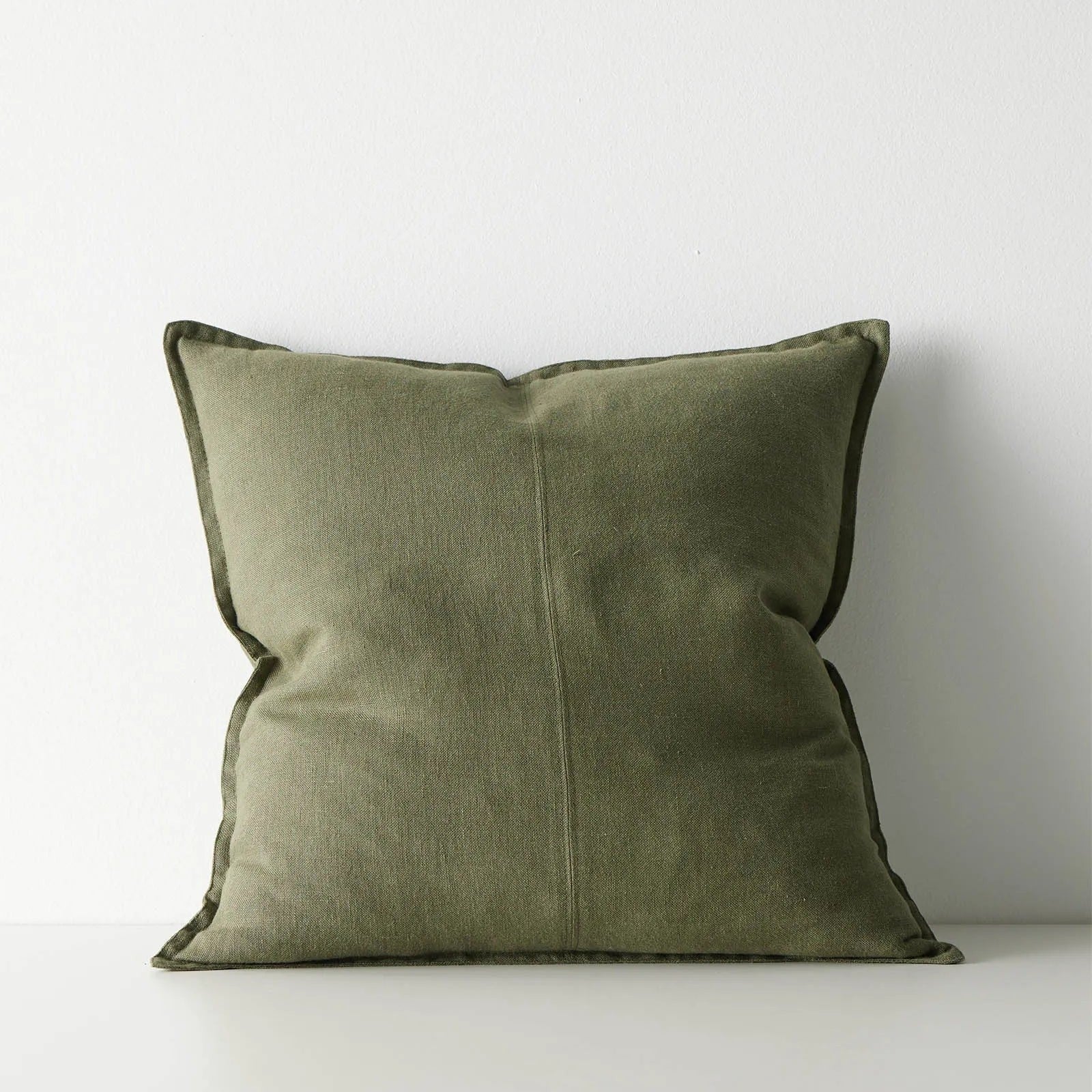 Como Linen Stonewashed Vintage Look Cushion Cushion Weave-Local