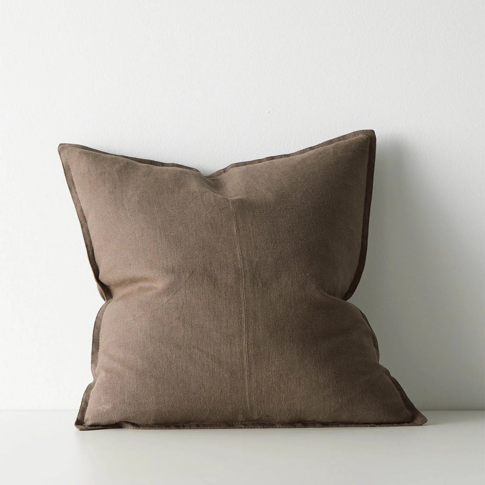 Como Linen Stonewashed Vintage Look Cushion Cushion Weave-Local