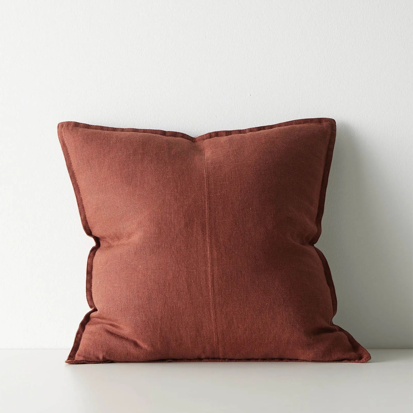 Como Linen Stonewashed Vintage Look Cushion Cushion Weave-Local