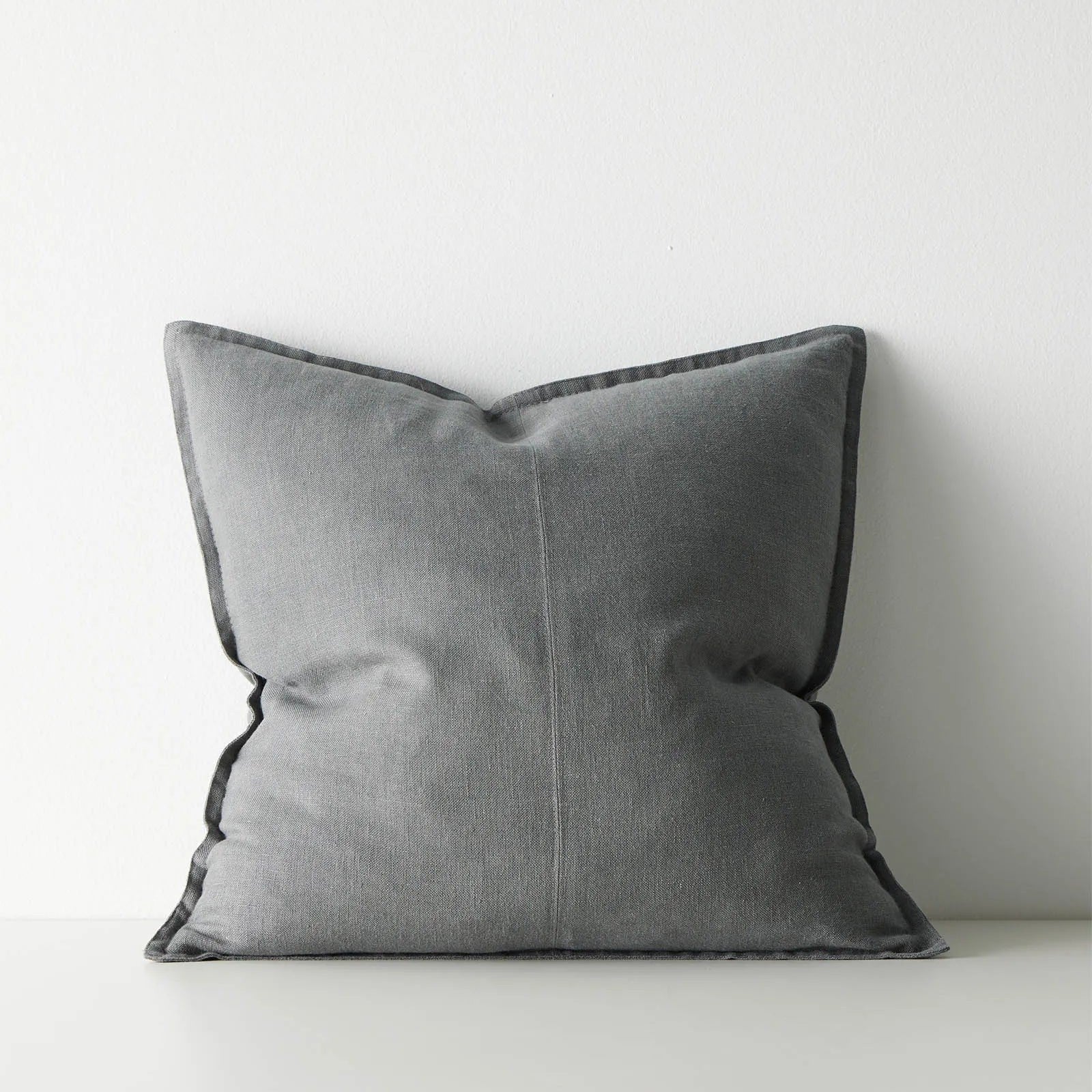 Como Linen Stonewashed Vintage Look Cushion Cushion Weave-Local