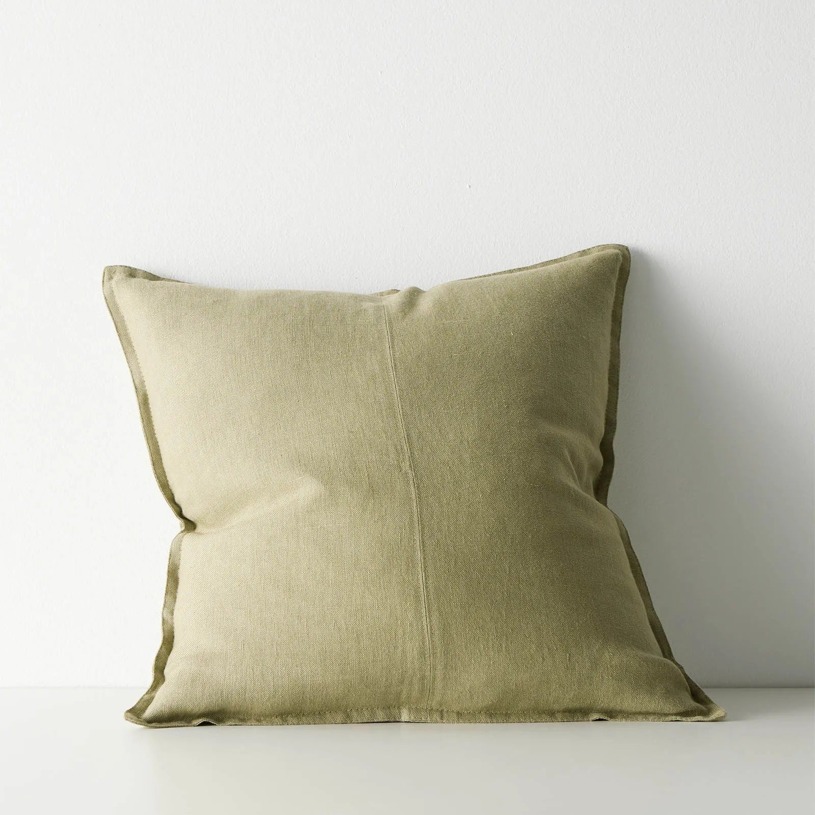 Como Linen Stonewashed Vintage Look Cushion Cushion Weave-Local