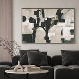 Compose, Dark Green,By Blakely Bering Wall Art Gioia-Local
