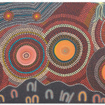 Connectedness, By Domica Hill Wall Art Gioia-Local 80x40cm Framed Canvas Gold