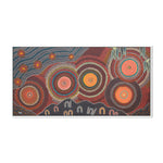 Connectedness, By Domica Hill Wall Art Gioia-Local 80x40cm Framed Canvas White