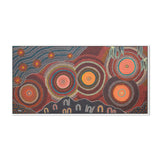 Connectedness, By Domica Hill Wall Art Gioia-Local 80x40cm Framed Canvas White