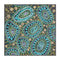 Coral, By Julianne Wade Wall Art Gioia-Local 50x50cm Framed Canvas Black