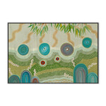 Country Connections, By Domica Hill Wall Art Gioia-Local 60x40cm Framed Canvas Black