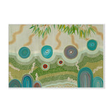 Country Connections, By Domica Hill Wall Art Gioia-Local 60x40cm Framed Canvas White